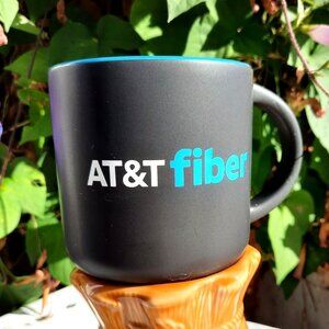 AT&T Fiber Mug Promotional Advertising Mug 2013 NOS Deadstock